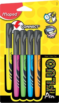 Markeerstift Maped fluo'peps pen assorti (5)
