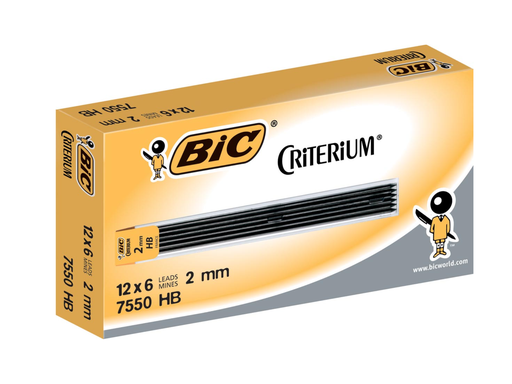 [TIM-7550HB] Potloodstift Bic Criterium HB 2mm (6)
