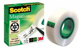 [TIM-810-33] Plakband Scotch Magic Tape 19mm x 33m voor kleine afroller
