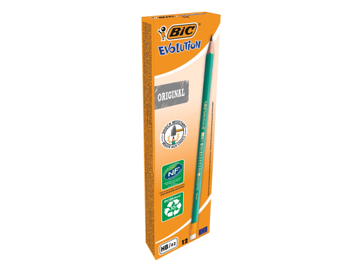 [TIM-816158] Potlood Bic Evolution Original Ecolutions HB met gum (12)