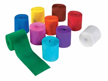 [TIM-82109] Crêpepapier Folia 5x100cm assorti (10)