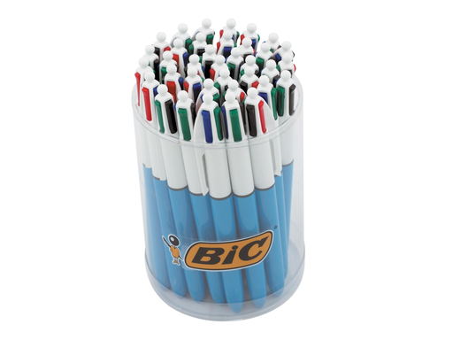 [TIM-8223161] Balpen Bic 4 Colours Original pot (36)