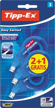 [TIM-8395492] Correctieroller Tipp-Ex Easy Correct 2+1 gratis