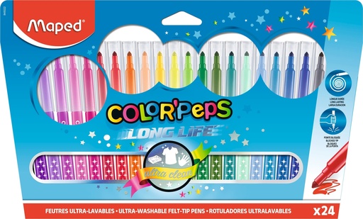 [TIM-845022] Viltstift Maped Color'Peps assorti (24)