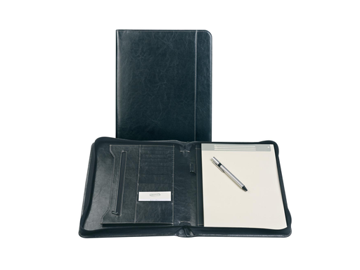 [TIM-8543061] Schrijfmap Brepols palermo luxe 27x33cm zwart