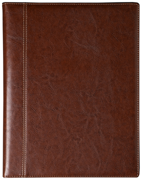 [TIM-8553063] Schrijfmap Brepols palermo 4-ringen 25,5x34,7cm bruin