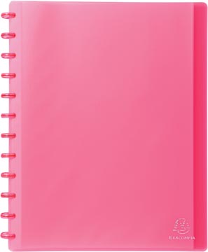 [EXA-86355E] Showalbum Exacompta PP A4 met ringen en 30 uitneembare tassen rood