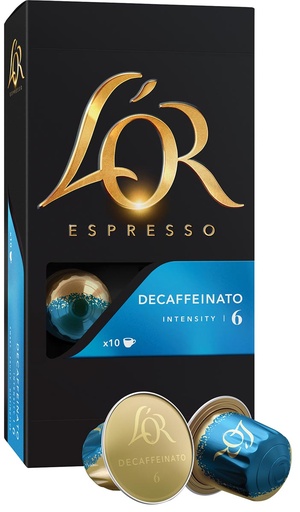[TIM-86706] Koffiecapsules Douwe Egberts L'Or Espresso Decaffeinato Intensity 6 (10)