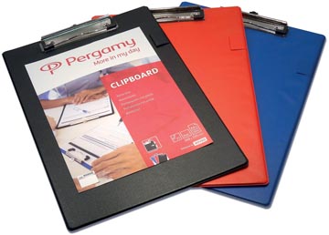 [OUT-900002] Klemplaat Pergamy PVC A4 blauw