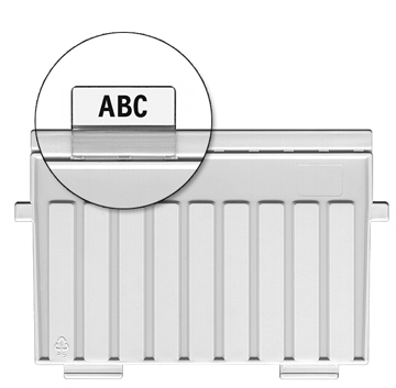 [TIM-9001] Ruiter voor tussenschotten systeemkaartenbak Han