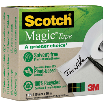 [TIM-9001930] Plakband Scotch A Greener Choise 19mmx30m ECO