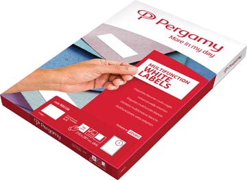 [TIM-900342] Etiketten Pergamy rechte hoeken 14 etik/bl 105x42,3mm (100)