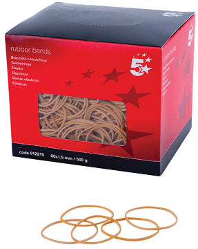 [OUT-9122192] Elastieken STAR 60x1,5mm 500gr