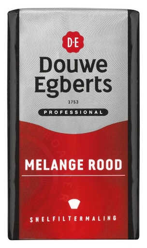 [TIM-91604] Koffie Douwe Egberts Melange rood gemalen 250g