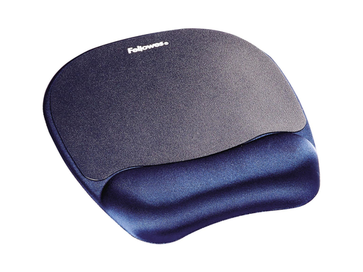 [TIM-9172801] Muismat Fellowes Memory Foam met polssteun saffier (CRC91728)