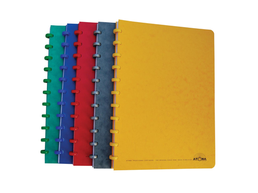 [TIM-A1407C] Schrift Atoma Basic Lyon karton A5 commercieel geruit 144blz assorti (1411)