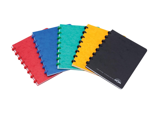 [TIM-A1422] Schrift Atoma Basic Lyon karton A4 gelijnd 144blz assorti