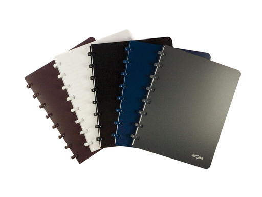 [TIM-A1472] Schrift Atoma Poly PP A4 gelijnd 144blz assorti