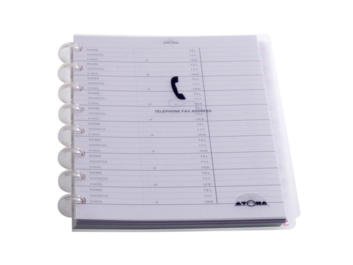 [TIM-A41656] Telefoonregister Atoma PP A5 108blz assorti