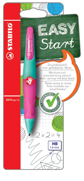 [TIM-B468995] Vulpotlood Stabilo EasyErgo 1.4 rechtshandig turkoois/roze