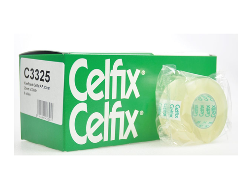 [TIM-C3325] Plakband Celfix PP 25mmx33m voor kleine afroller