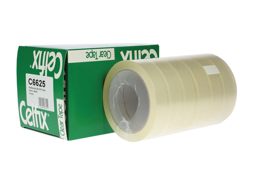 [TIM-C6625] Plakband Celfix PP 25mmx66m voor grote afroller