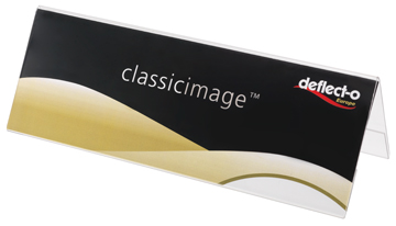 [TIM-DE48601] Tafelnaambord Deflecto Classic A4 kunststof
