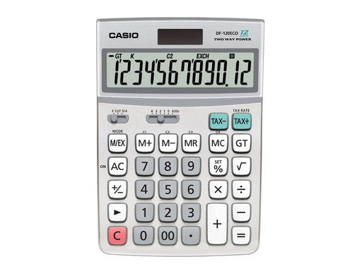 [TIM-DF120EC] Bureaurekenmachine Casio DF-120ECO