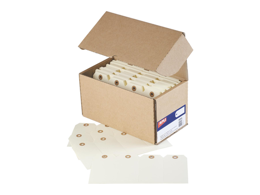 [TIM-E51007] Draadetiketten Apli 70x140mm ivoor (1000)
