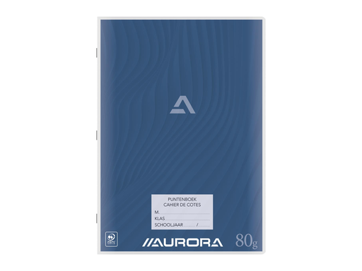 [TIM-EVA4] Puntenboek Aurora A4 65blz geniet en voorgedrukt