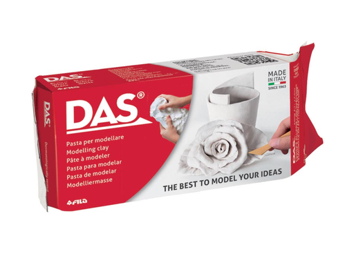 [TIM-F387500] Boetseerklei Das 1kg wit