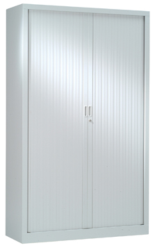 [TIM-GC1912G] Roldeurkast H: 198x120x43cm (hxbxd) lichgrijs