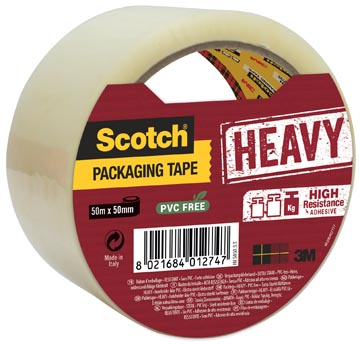 [TIM-H5050ST] Verpakkingstape Scotch Heavy 50mmx50m transparant