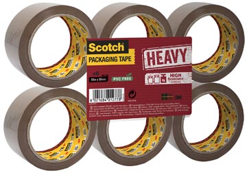 [TIM-H5066FB] Scotch verp 50x66 heavy br pk6