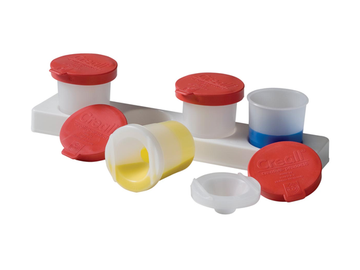 [TIM-HA17060] Antiknoeipot Creall verf kunststof 320ml transparant/rood (4)