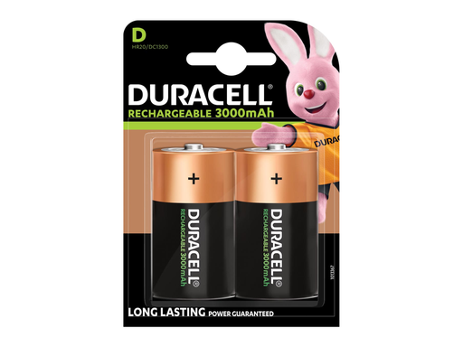 [TIM-HR20] Batterij Duracell Rechargeable HR20 D (2)