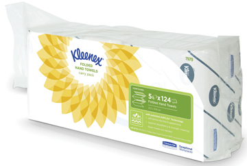 [TIM-K7979] Handdoeken Kleenex 2-laags interfold wit 124vel (5)
