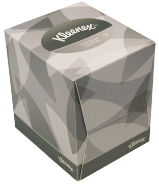 [TIM-K8834] Papieren zakdoeken Kleenex 2-laags 90 tissues per doos wit