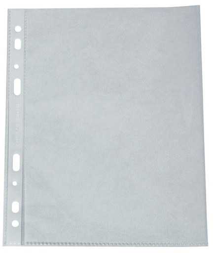 [TIM-KF14843] Showtas Q-Connect PP A4 75 micron 8-gaats glashelder transparant (100)