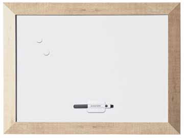 [TIM-MM11222] Whiteboard Bisilque Kamashi 60x45cm naturel kader