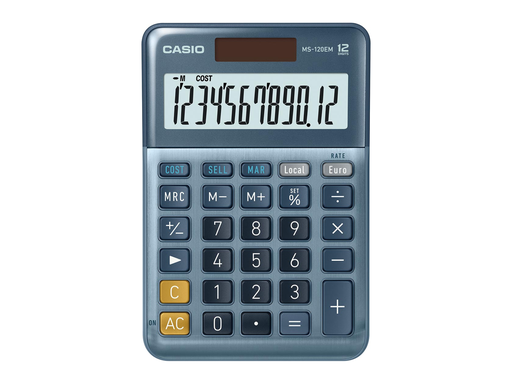 [TIM-MS120EM] Bureaurekenmachine Casio MS-120EM