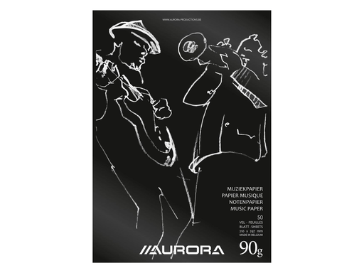 [TIM-MU50] Muziekblok Bur-O-Class A4 100blz 90gr
