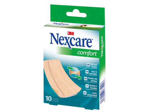 [TIM-N1170B] Pleisters 3M Nexcare Comfort strips versnijdbaar (10)
