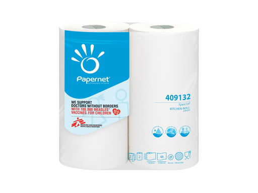 [TIM-P409132] Keukenrol Papernet Special 2-laags 48vel wit (2)