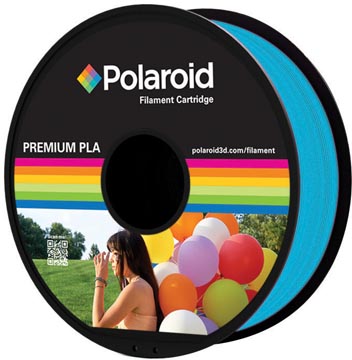 [TIM-PL80180] 3D Filament Polaroid Universal Premium PLA 1kg lichtblauw