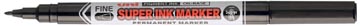 [KAN-PNA125Z] Permanent marker Uni-Ball Super Ink 0,9mm zwart
