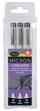 [TIM-POXSDK3] Fineliner Sakura pigma micron zwart assorti (3)