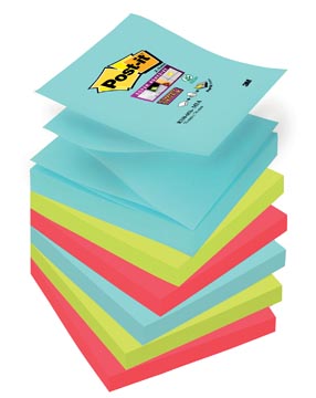 [TIM-S3306MI] Z-Notes Post-It Miami 76x76mm assorti (6)
