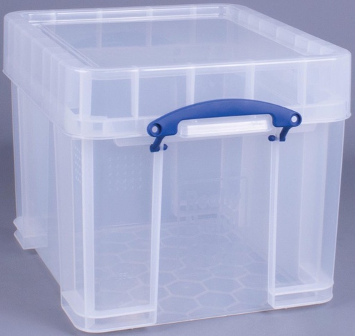 [TIM-UB38CCB] Opbergdoos Really Useful Box 35l XL voor LP's transparant met karton