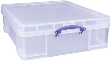 [TIM-UB70CCB] Opbergdoos Really Useful Box 70l transparant met karton